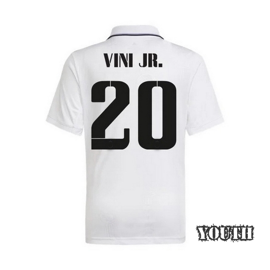 2022/23 Vinicius Junior Home Youth Soccer Jersey