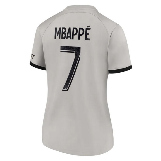 22/23 Kylian Mbappe Away Women's Soccer Jersey