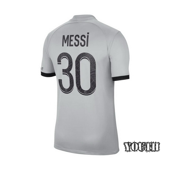 2022/23 Lionel Messi Away Youth Soccer Jersey
