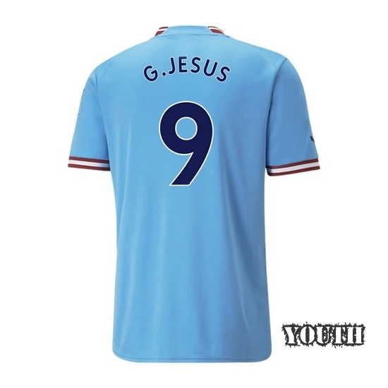 22/23 Gabriel Jesus Home Youth Jersey