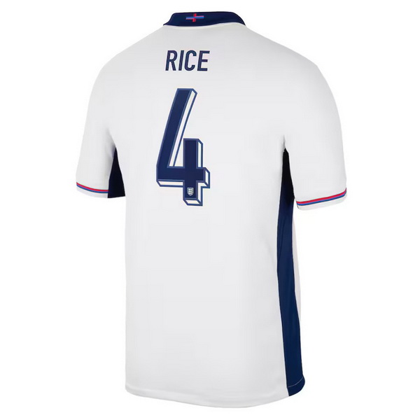 2024 Declan Rice England Home Men's Soccer Jersey