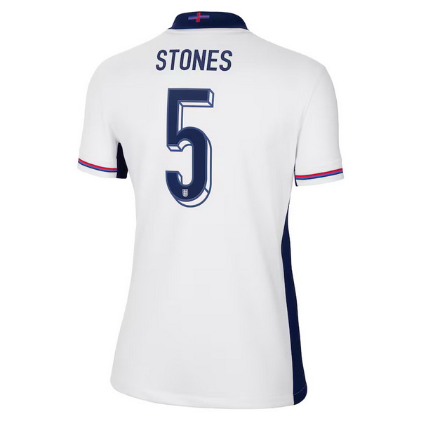 2024 John Stones England Home Women's Soccer Jersey