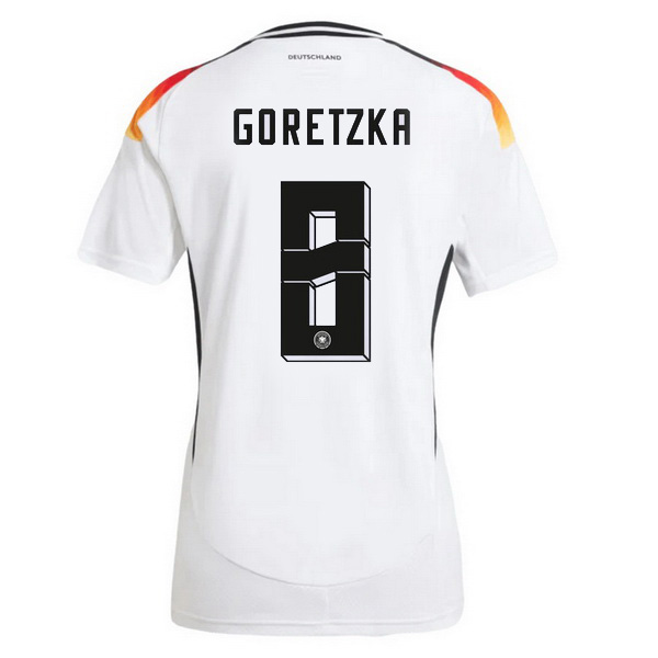2024 Leon Goretzka Germany Home Women's Soccer Jersey