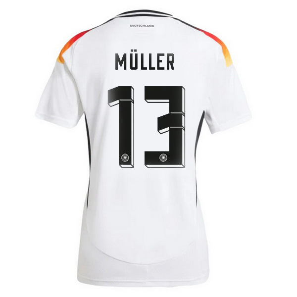 2024 Thomas Muller Germany Home Women's Soccer Jersey
