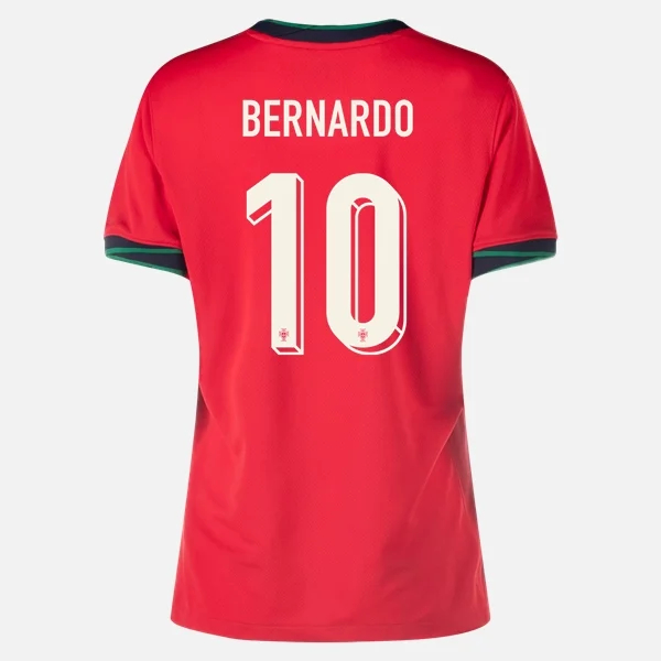 2024 Bernardo Silva Portugal Home Women's Soccer Jersey