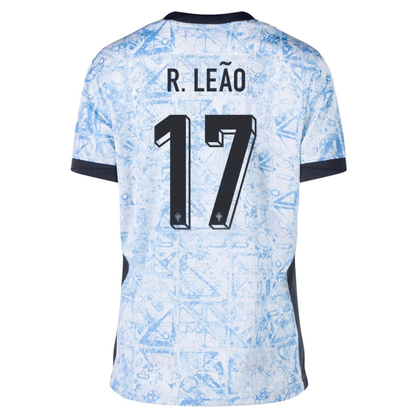 2024 Rafael Leao Portugal Away Women's Soccer Jersey