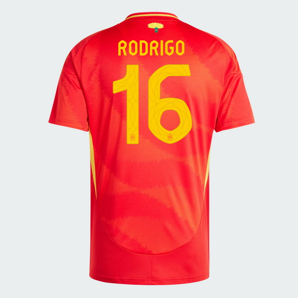 2024 Rodrigo Spain Home Men's Soccer Jersey