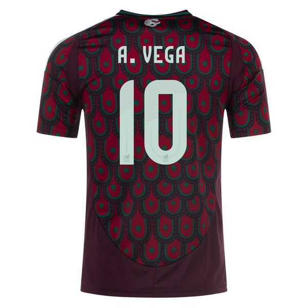 2024 Alexis Vega Mexico Home Men's Soccer Jersey