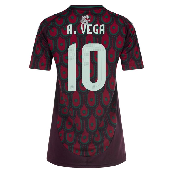 2024 Alexis Vega Mexico Home Women's Soccer Jersey