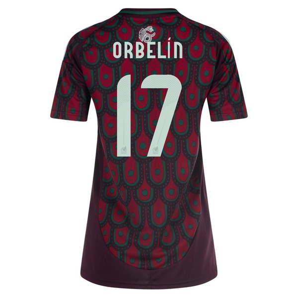 2024 Orbelin Pineda Mexico Home Women's Soccer Jersey