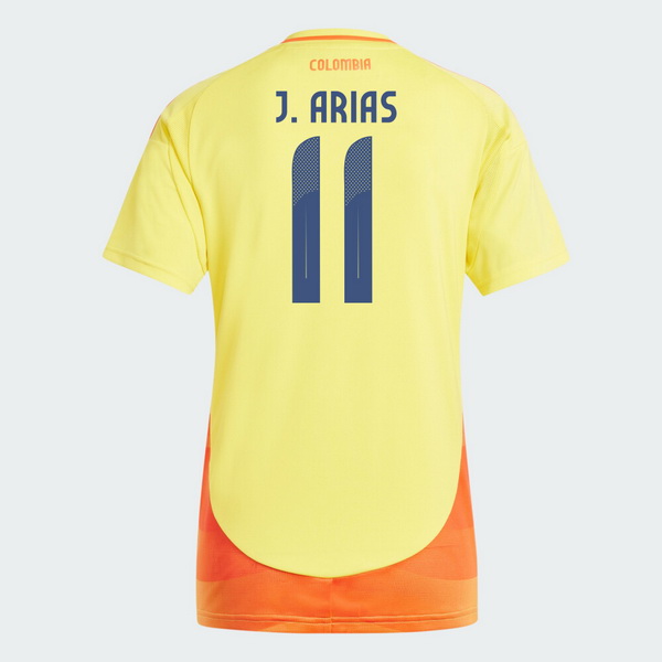 2024 Juan Cuadrado Colombia Home Women's Soccer Jersey