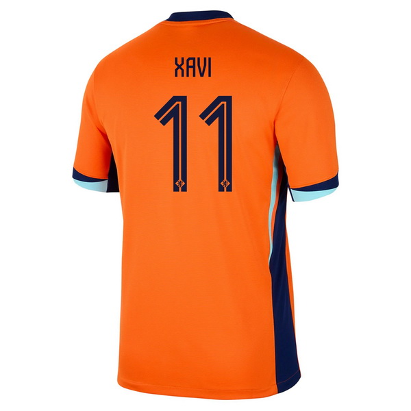 2024 Xavi Simons Netherlands Home Men's Soccer Jersey