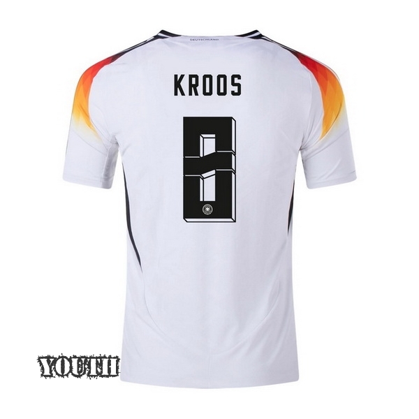 2024 Toni Kroos Germany Home Youth Soccer Jersey