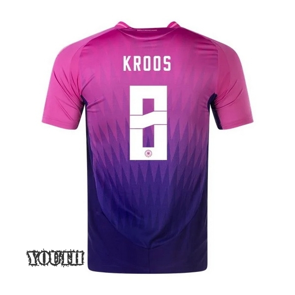2024 Toni Kroos Germany Away Youth Soccer Jersey