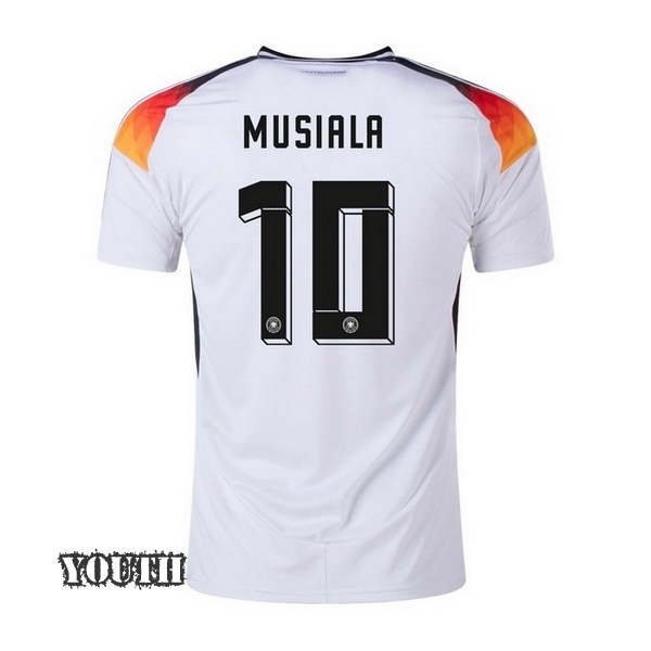 2024 Jamal Musiala Germany Home Youth Soccer Jersey