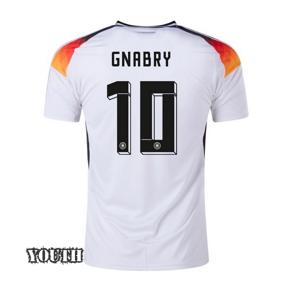 2024 Serge Gnabry Germany Home Youth Soccer Jersey