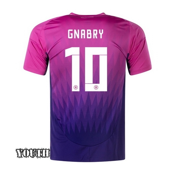 2024 Serge Gnabry Germany Away Youth Soccer Jersey