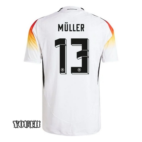 2024 Thomas Muller Germany Home Youth Soccer Jersey