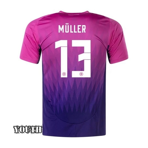 2024 Thomas Muller Germany Away Youth Soccer Jersey