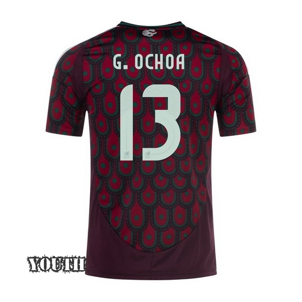 2024 Guillermo Ochoa Mexico Home Youth Soccer Jersey