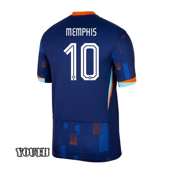 2024 Xavi Simons Netherlands Away Youth Soccer Jersey