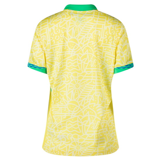 2024 Brazil Team Home Women's Soccer Jersey