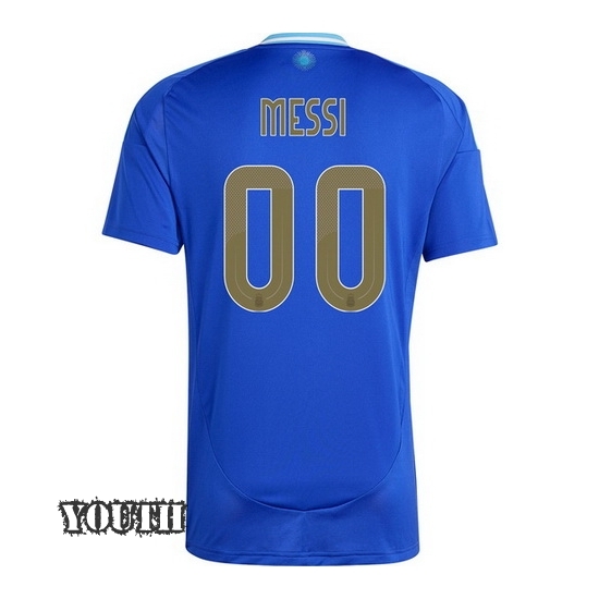 2024 Argentina Customized Away Youth Soccer Jersey