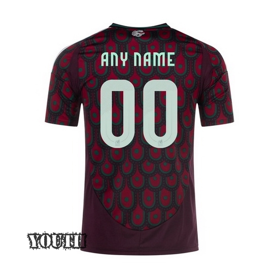 2024 Mexico Customized Home Youth Soccer Jersey