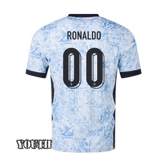 2024 Portugal Customized Away Youth Soccer Jersey