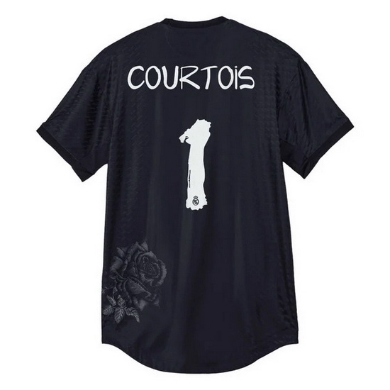 2023/24 Thibaut Courtois Black Men's Soccer Jersey