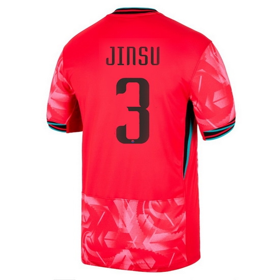 2024 Kim Jin-su South Korea Home Men's Soccer Jersey