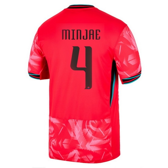 2024 Kim Min-jae South Korea Home Men's Soccer Jersey