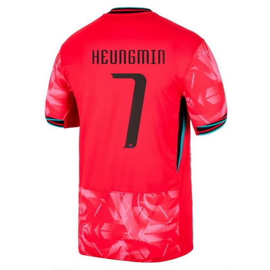 2024 Heung Min Son South Korea Home Men's Soccer Jersey