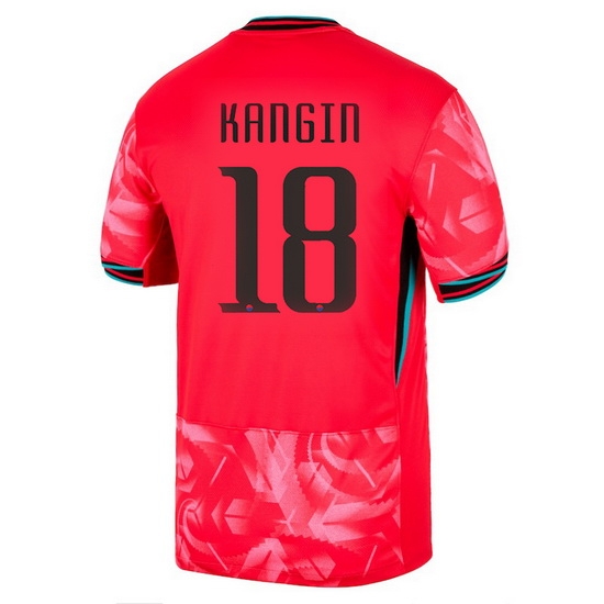 2024 Lee Kang In South Korea Home Men's Soccer Jersey