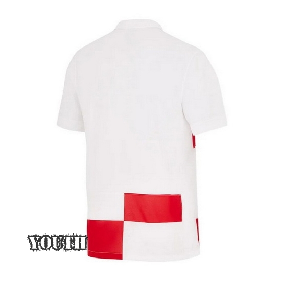 2024 Croatia Team Home Youth Soccer Jersey