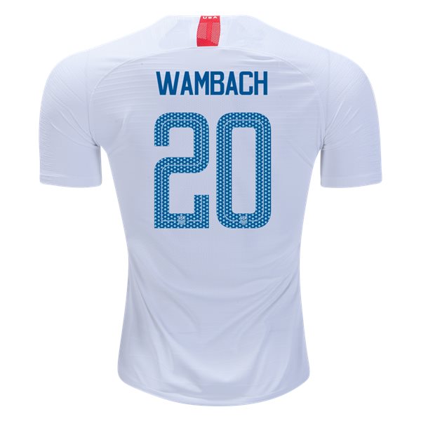 Home Abby Wambach 2018/2019 USA Authentic Men's Stadium Jersey