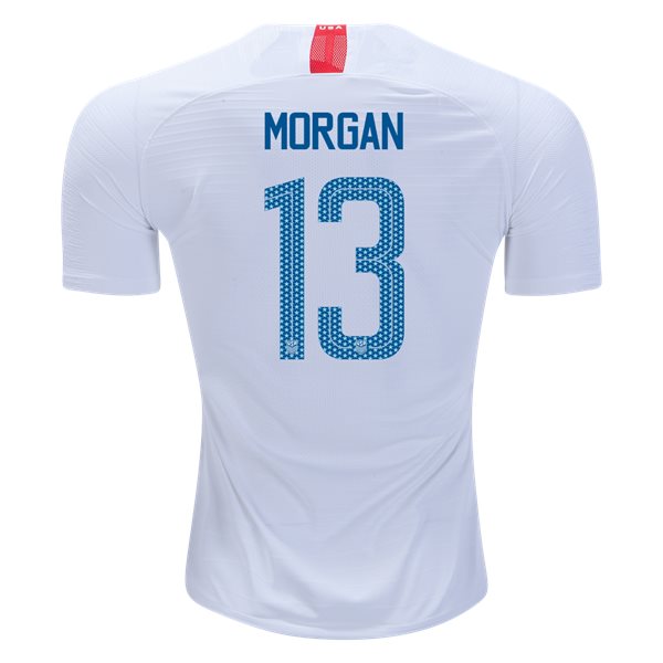 Home Alex Morgan 2018/19 USA Authentic Men's Stadium Jersey