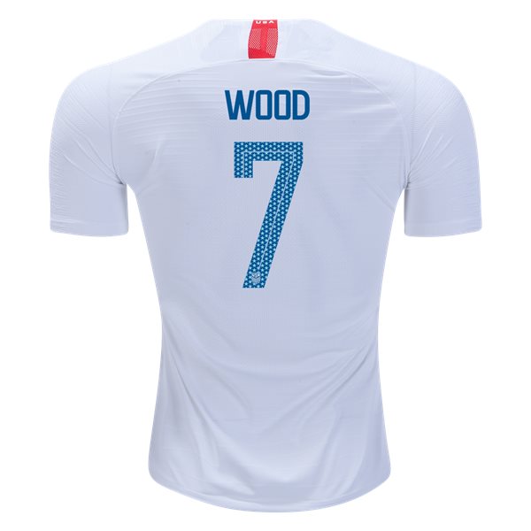 Home Bobby Wood 2018 USA Authentic Men's Stadium Jersey