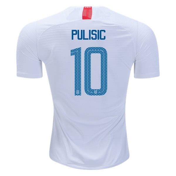 Home Christian Pulisic 2018/19 USA Authentic Men's Stadium Jersey
