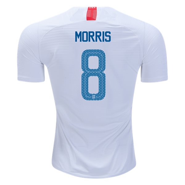 Home Jordan Morris 2018 USA Authentic Men's Stadium Jersey