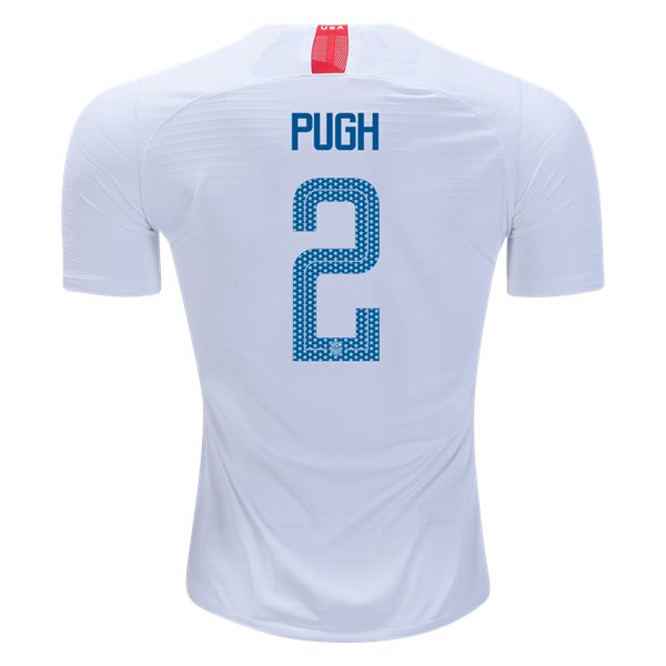 Home Mallory Pugh 18/19 USA Authentic Men's Stadium Jersey