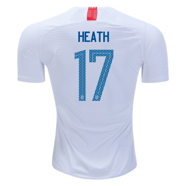 Home Tobin Heath 18/19 USA Authentic Men's Stadium Jersey