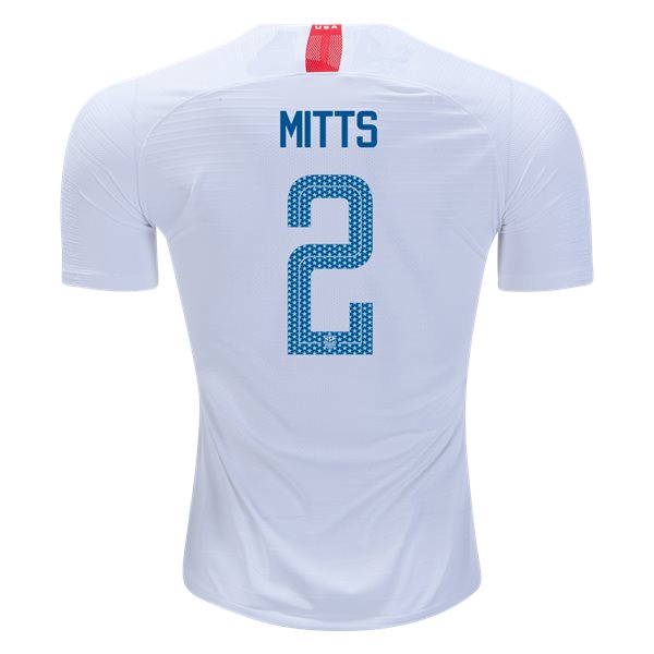 Home Heather Mitts 2018 USA Authentic Men's Stadium Jersey