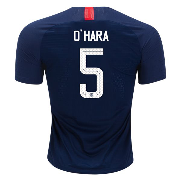 Away Kelley O'Hara 2018/2019 USA Authentic Men's Stadium Jersey