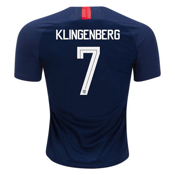 Away Meghan Klingenberg 2018/2019 USA Authentic Men's Stadium Jersey