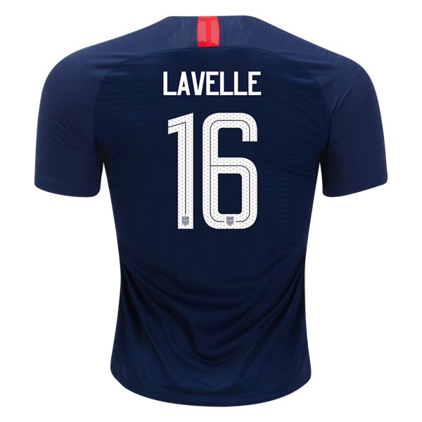 Away Rose Lavelle 18/19 USA Authentic Men's Stadium Jersey