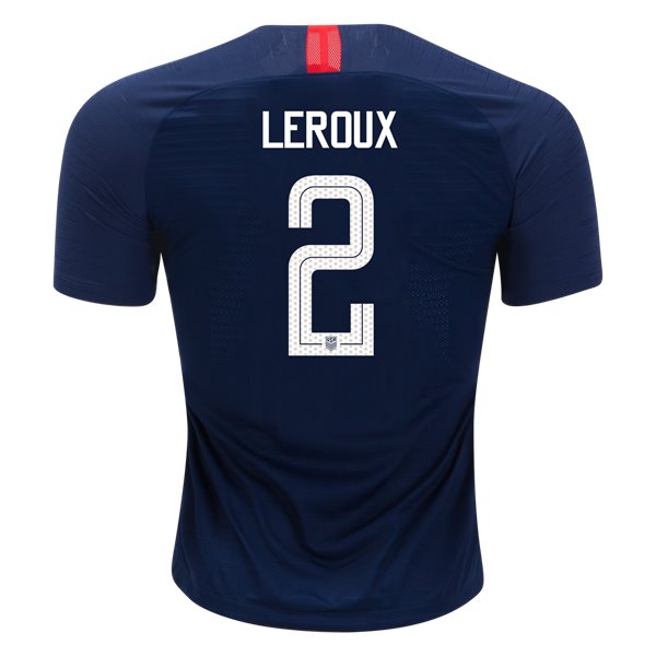 Away Sydney Leroux 2018/2019 USA Authentic Men's Stadium Jersey