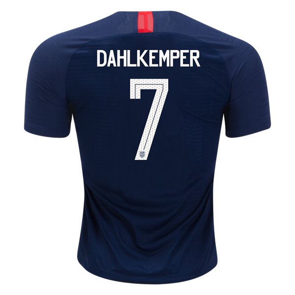 Away Abby Dahlkemper 18/19 USA Authentic Men's Stadium Jersey