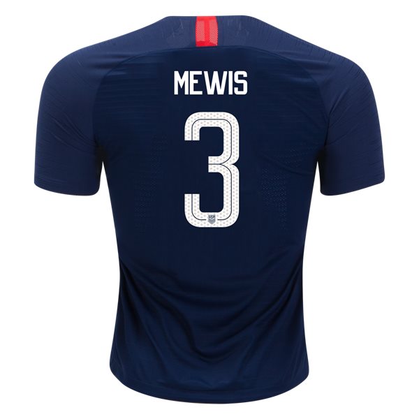Away Samantha Mewis 2018/2019 USA Authentic Men's Stadium Jersey