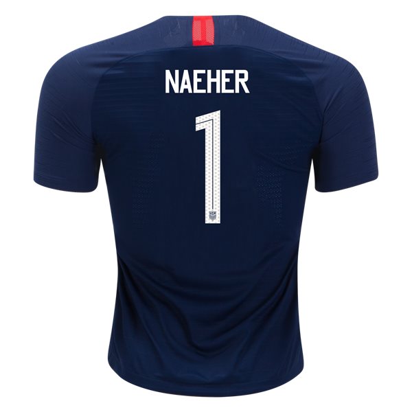 Away Alyssa Naeher 2018/2019 USA Authentic Men's Stadium Jersey